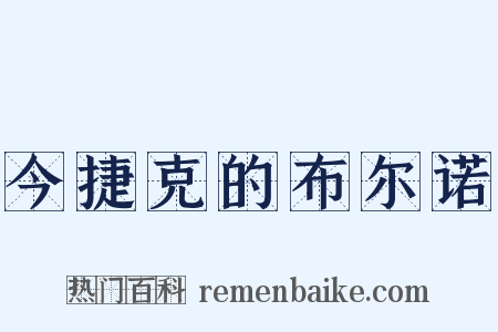 今捷克的布尔诺是什么意思的图片